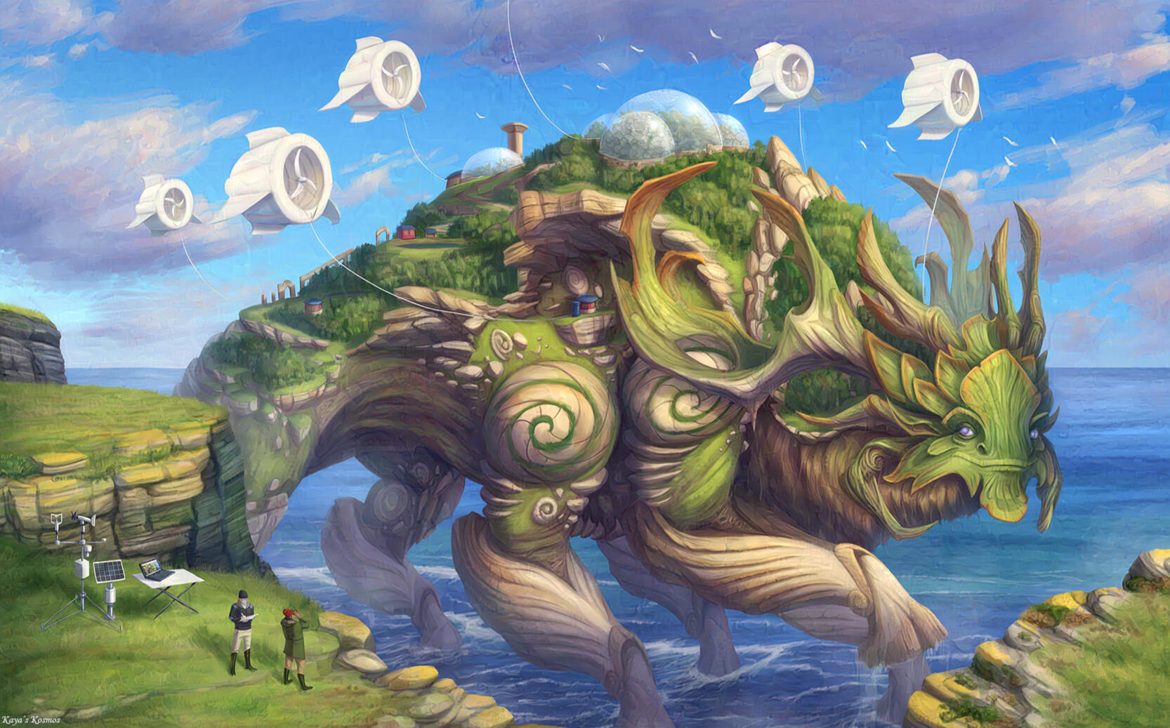 Solarpunk Colossus